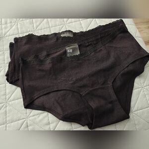 H&M Woman Black Underwear Small